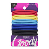 Goody Ouchless elastic hair tie with assorted colors providing damage-free hold.