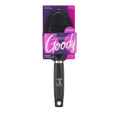Goody Oval Brush gelous-grip highlights a comfortable gel handle for daily styling.
