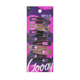 Goody pinzas cabello contorno metal 12 unidades colores surtidos para uso diario