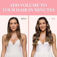 GOO GOO Remy clip-ins, 120g, 7pcs for fuller-looking hair.