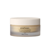 Goop Beauty Cleansing Balm packaging jar—convenient for fast makeup removal and skincare routine.