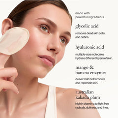 goop Beauty fruit extracts close-up suggesting brightening exfoliation benefits.