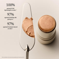 goop Beauty Glow Skin Highlighter Stick inner-eye corner brightens with soft pearlescent shimmer.