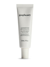 Goop Summertone Bronzing Gel tube front showing portable glow and product label