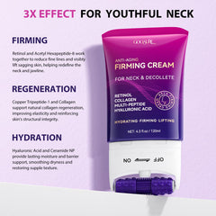 GOOSURE neck cream copper tripeptide-1 close-up emphasizes anti-wrinkle peptide complex.
