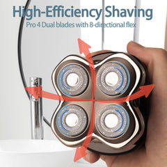GORLENT 4D floating head demonstrates contour-following comfort on the jawline.