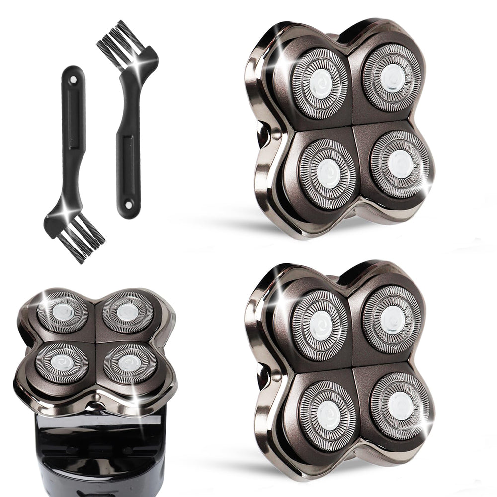GORLENT pro 4-head replacement kit offers precise trimming for a close shave.