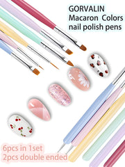 Gorvalin white gel nail polish for classic French tips.