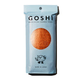 GOSHI exfoliating towel closeup texture for gentle exfoliation and thorough cleansing