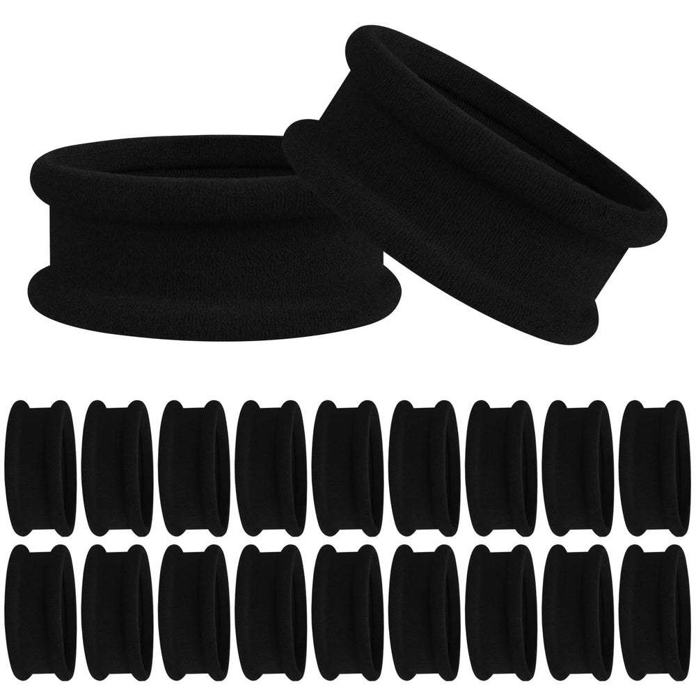 GOSICUKA black hair ties secure thick or curly hair with reliable hold.