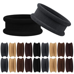 GOSICUKA thick seamless hair tie close-up showing soft cotton fabric for gentle hold.