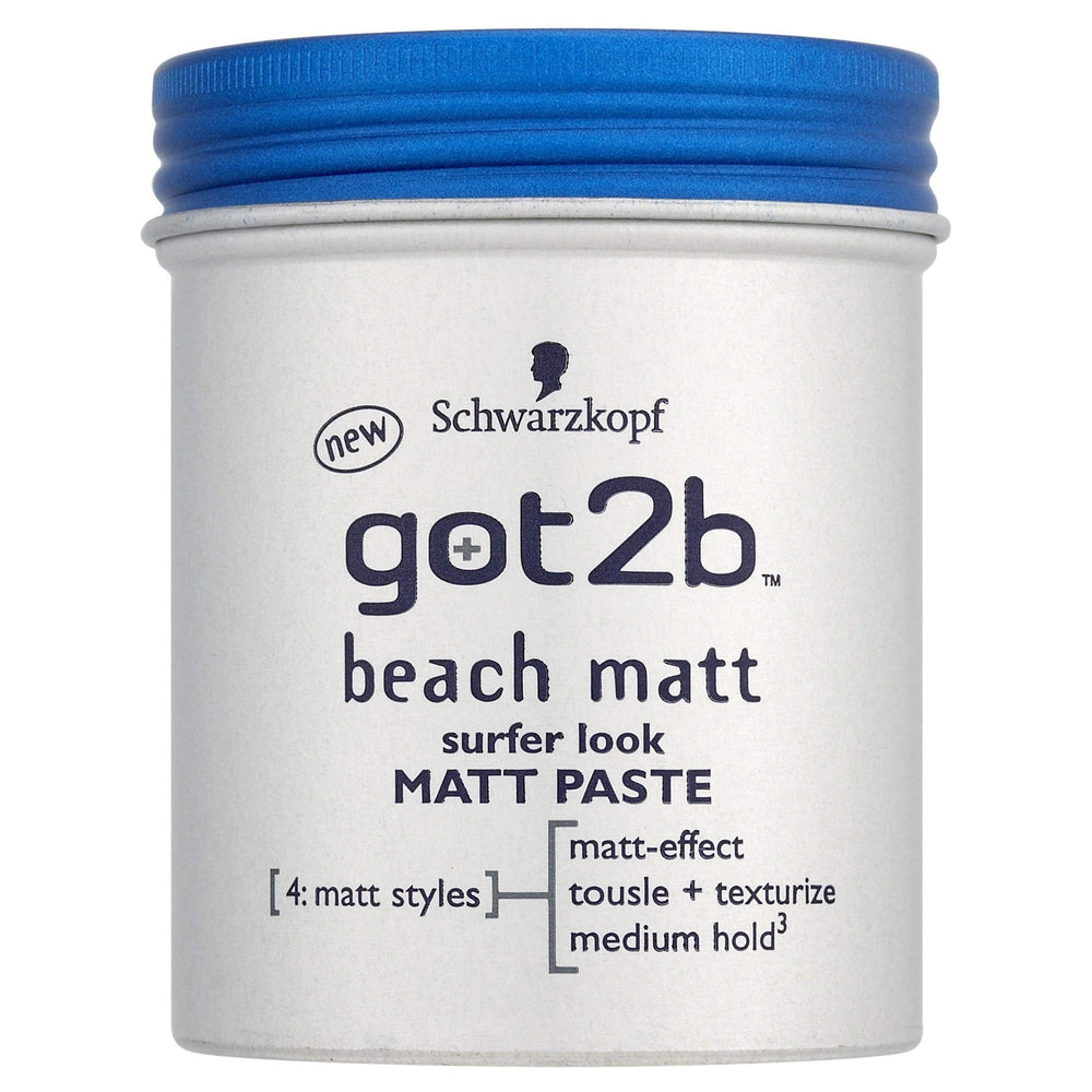 Got2B Beach Matt Surfer Look Matt Paste bottle for matte texture and medium hold.