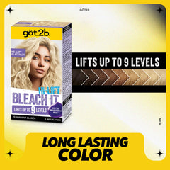 got2b Bleach It Hi-Lift Platinum cream bottle delivers even lift