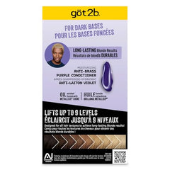 got2b Bleach It Hi-Lift Platinum gloves protect hands during application