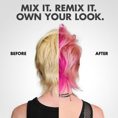 Got2b Color Remix dye cream applies directly for vibrant temporary color.