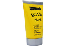got2b Glued Styling Spiking Glue close-up on textured hair for bold spikes