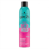 Got2B Insta Hold spray bottle front shows lightweight hold for touchable style.