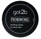 Got2B Phenomenal Moulding Paste packshot highlights versatile 100ml tube for textured styling.