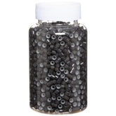 GOTDYA extension beads 5mm dark brown closeup showing secure insertion for extensions
