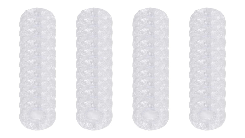 GOUWEIBA ear protectors packaging shows bulk pack for convenient shower and salon protection.
