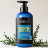 GOWILOVE biotin shampoo bottle front for fuller hair