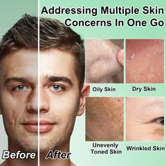 GOWLAVER men's cleanser pump for clean, hydrated skin without tightness.