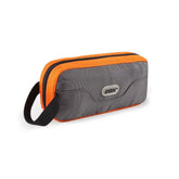GOX travel toiletry bag with a side pocket keeps grooming items neatly organized on the go.