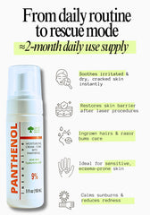 GPC panthenol foam spray after tattoo care for calm hydrated skin