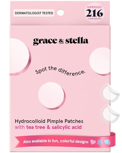 Grace & Stella pimple patches packaging box for on-the-go breakout care.