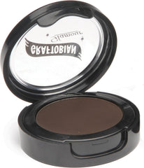 Graftobian Cake Eyeliner Espresso Brown swatch showing rich color and precise line
