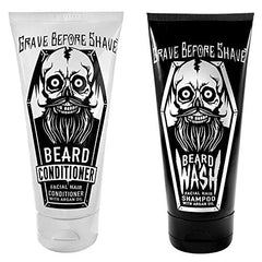 Grave Before Shave beard wash lather closeup demonstrates mild cleansing for itch relief.