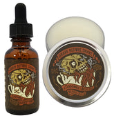 Grave Before Shave Caramel Mocha Beard Balm tin for smooth, controlled beard texture.
