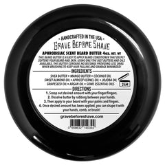 Grave Before Shave skin-under-beard conditioning focus with itch-relief benefits.
