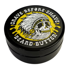 Grave Before Shave teakwood beard butter application – smooths beard with minimal drag