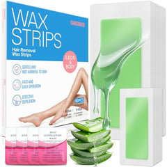 GREBIKE wax strips 60-piece kit display for salon-quality at-home waxing