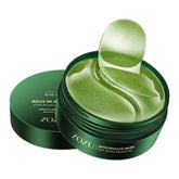 Green Cosmos 24k under-eye patches packaging—premium eye care for convenience and hydration.