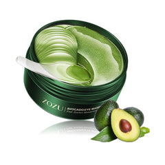 Green Cosmos avocado eye patches ingredients highlight hydration and nourishment.