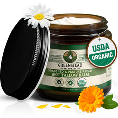 Greenstead Naturals whipped-tallow-face texture for deep hydration and soft skin
