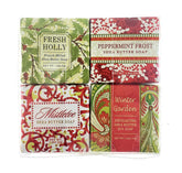 Greenwich Bay holiday soap sampler front box showcases gift ready presentation.