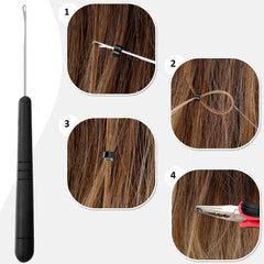 GrennMauler micro-ring color options ideal for matching various hair tones