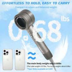 Grente hair dryer magnetic concentrator attachment for sleek blowouts.