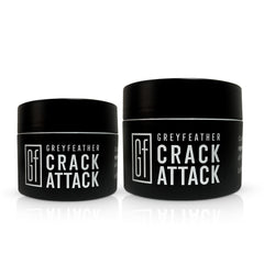 Greyfeather Crack Attack Hand Cream travel-size bottle ready for on-the-go use.