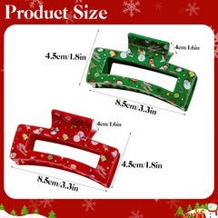GRITOSE snowman design hair clip adds playful holiday charm