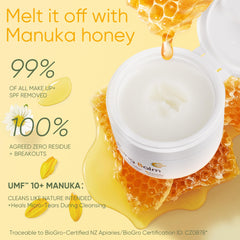 Grocerism UMF10+ Manuka Honey Core detail dissolves makeup smoothly