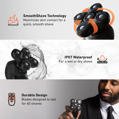 Groomie BaldiePro three-minute shave demonstrates quick grooming.