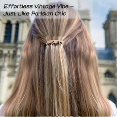 Groqrsn black French comb adds subtle elegance to everyday hair