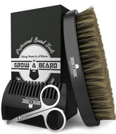 Grow Alpha Beard pocket-size brush for on-the-go grooming