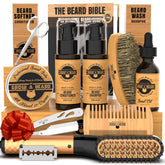 Grow Alpha Beard beard straightener gliding for smooth salon-quality styling.