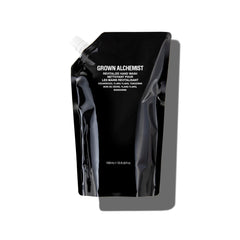 Grown Alchemist Revitalize Hand Wash refill bottle closeup highlighting eco-friendly refill option.