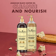 Growth Treatment jar highlighting castor oil and shea butter nourishment